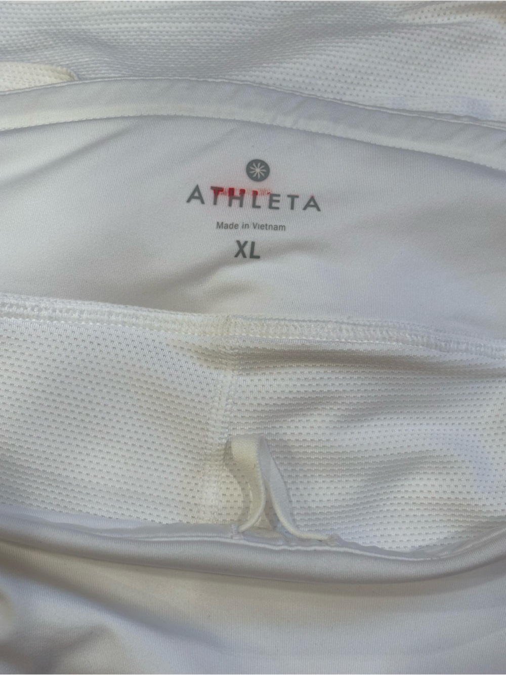 Athleta Split Time White Tennis Skort Activewear Sporty Skirt Women's XL - Picture 10 of 11